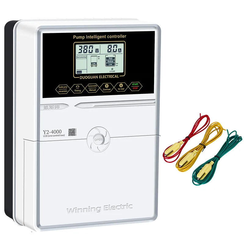 Contrôleur de pompe alternatif duplex triphasé 7,5 kW